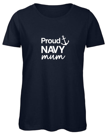 Proud Navy Mum T Shirt