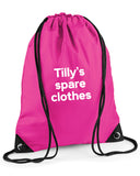 Personalised Spare Clothes Kids' Bag