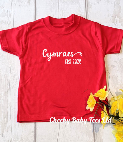 Cymraes Ers Welsh Girls' T-Shirt