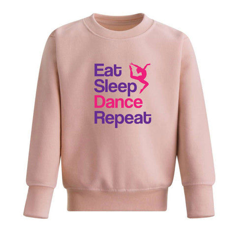 Eat Sleep Dance Repeat Kids' Sweatshirt