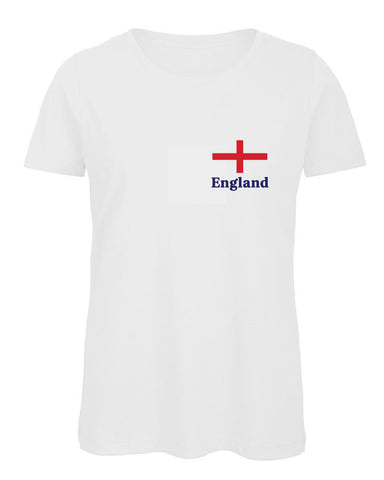 England Flag Ladies' T Shirt