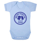 Personalised Our 1st Father's Day Bottles Babygrow