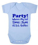 Party at my Cot Baby Babygrow