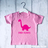Personalised Dinosaur T Shirt