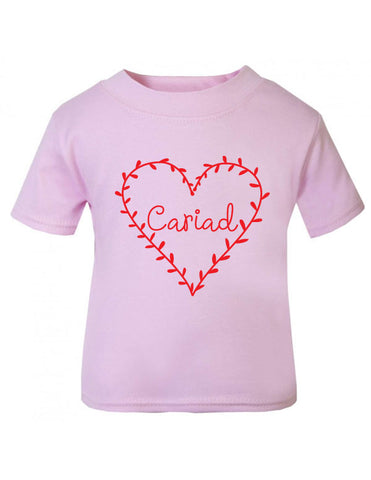 Cariad Love Welsh Baby T-Shirt