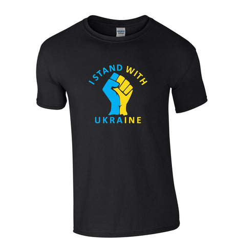 I Stand With Ukraine Men's T Shirt