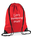 Personalised Swimming Kit Bag