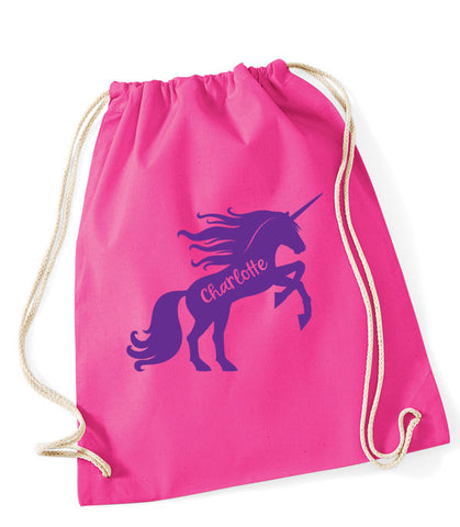Personalised Unicorn PE Bag