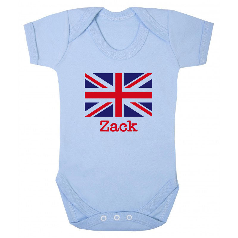 Union jack shop baby grow