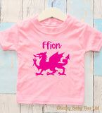 Personalised Welsh Dragon T-Shirt