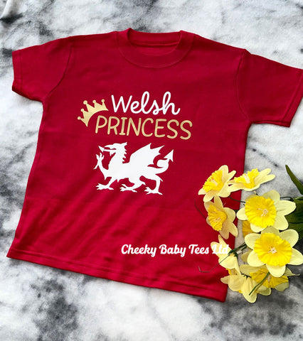 Welsh Princess Girls' T-Shirt