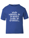 What Happens at Granny's Baby T Shirt