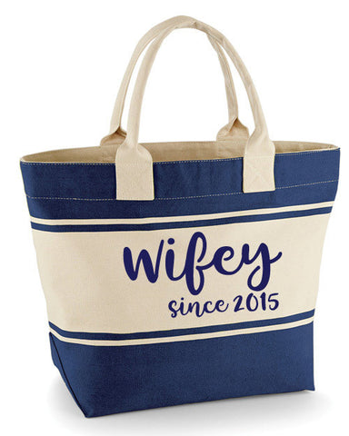 Wifey Customised Beach Bag