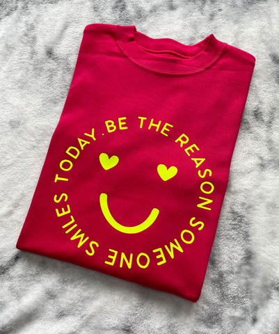 Be The Reason Someone Smiles Kids' T Shirt