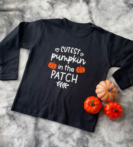 Cutest Pumpkin in Patch Long Sleeved T Shirt