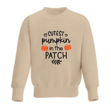 Cutest Pumpkin Halloween Kids' Sweatshirt