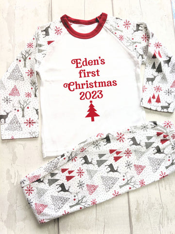 Baby's First Christmas Pyjamas