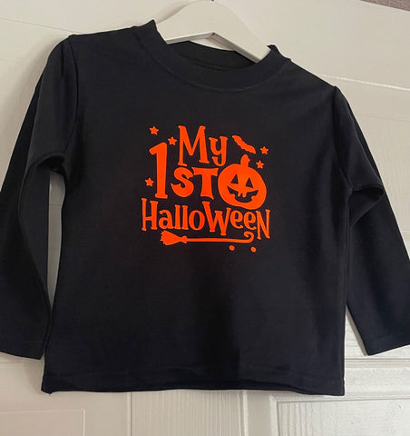 My First Halloween Long Sleeved T Shirt