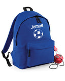 Personalised Football Backpack