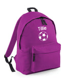 Personalised Football Backpack