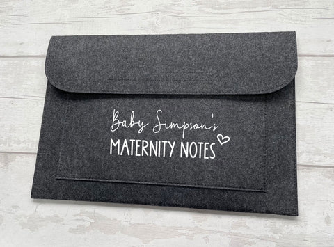 Personalised Maternity Notes Folder