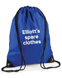 Personalised Spare Clothes Kids' Bag