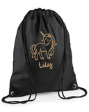 Personalised Unicorn Swimming Bag