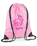 Personalised Unicorn Swimming Bag