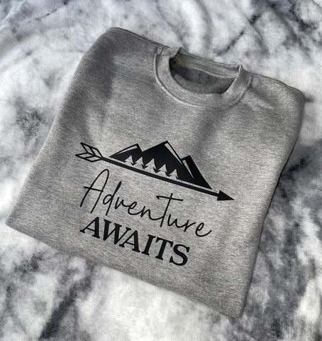 Adventure Awaits Kids' Sweatshirt