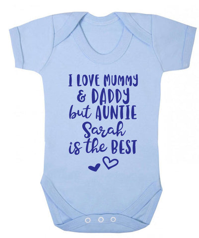 Personalised Auntie is the Best Babygrow