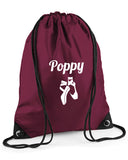 Personalised Ballet Kit Drawstring Bag