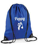 Personalised Ballet Kit Drawstring Bag