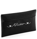 Personalised Hearts Design Pencil Case