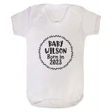 Personalised Born in 2023 Babygrow