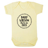 Personalised Born in 2023 Babygrow