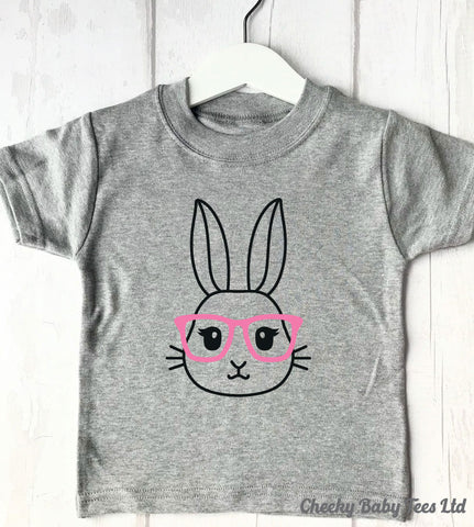 Bunny with Glasses Kids' T-Shirt