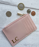 Initials Personalised Card Wallet Purse