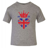 King's Coronation Union Jack Kids' T-Shirt