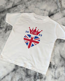 King's Coronation Union Jack Kids' T-Shirt
