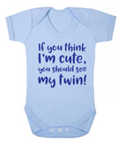 Cute Twin Babygrow