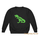 Personalised Dinosaur Kids' Sweatshirt