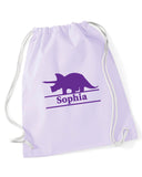 Dinosaur Personalised PE Bag