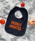 Dribble Monster Halloween Bib