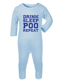 Drink Sleep Poo Repeat Sleepsuit