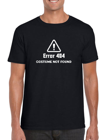 Error 404 Costume Not Found Men's T Shirt