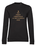 My First Christmas as Mrs Personalised' Sweatshirt