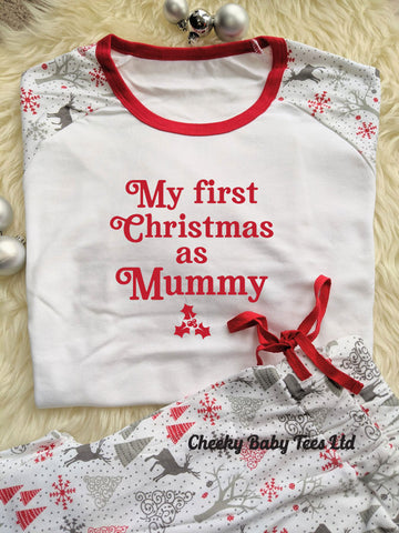 First Christmas as Mummy Pyjamas