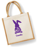 Floral Bunny Personalised Easter Bag