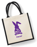 Floral Bunny Personalised Easter Bag