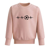 Football Heartbeat Kids' Sweatshirt